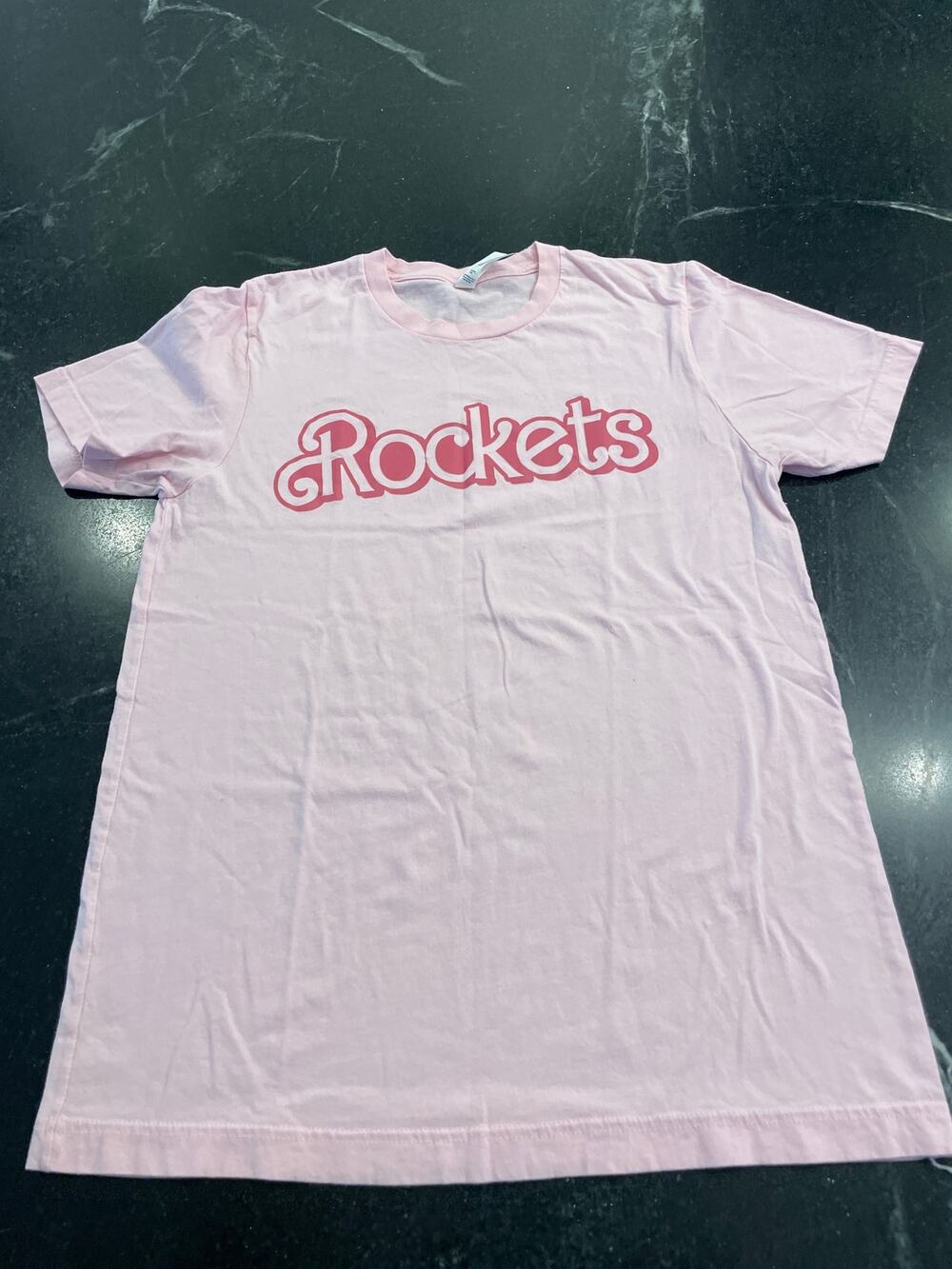 Pink Barbie X Houston Rockets tee 100% Cotton  MED